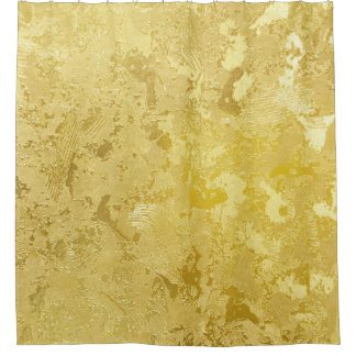 Abstracte gouden grunge textuur achtergrond douchegordijn
