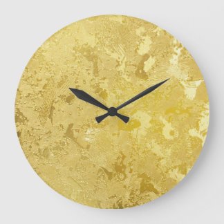 Abstracte gouden grunge textuur achtergrond grote klok