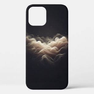 Abstracte Gouden Nevel Telefoonhoes Droomstof Goud iPhone 12 Hoesje
