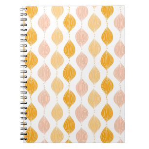 Abstracte gouden ogeenpatroonachtergrond notitieboek