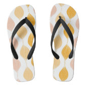 Abstracte gouden ogeenpatroonachtergrond teenslippers (Voetbed)