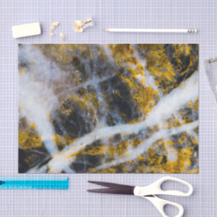 Abstracte gouden witte lijnen rotsachtige textuur tissuepapier