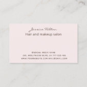 Abstracte goudpastelwasprogramma's met goudglitter visitekaartje (Achterkant)