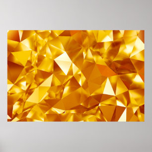 Abstracte goudtextuur poster