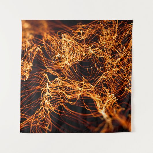 Abstracte goudverlichting wandkleed (Voorkant)