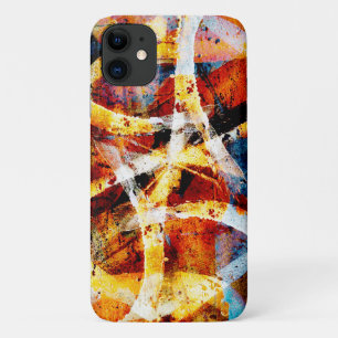 Abstracte graffiti iPhone 11 hoesje