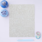 Abstracte Graffiti Flyer (Enkel)