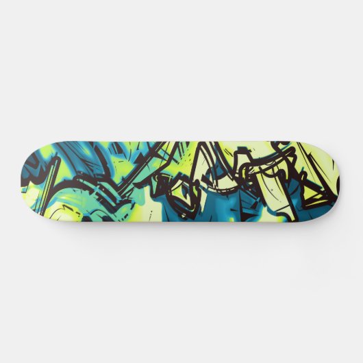Abstracte graffiti skateboard (Horizontaal)