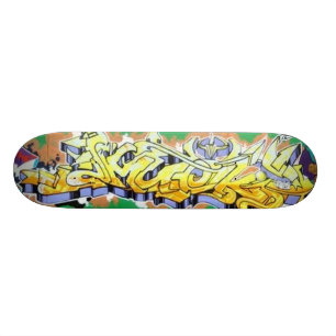 Abstracte Graffiti-skateboards in amuck Skateboard