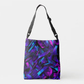 Abstracte Graffiti Street Swirl Crossbody Tas (Achterkant)