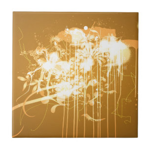 Abstracte graffiti tegeltje
