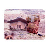 Abstracte Grappige Collage 3 "x4" Fotomagneet Magneet (Horizontaal)