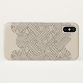 Abstracte grens Case-Mate iPhone case (Achterkant (horizontaal))