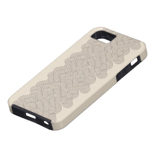 Abstracte grens Case-Mate iPhone case (Onderkant)