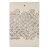 Abstracte grens mini klembord (Achterkant)