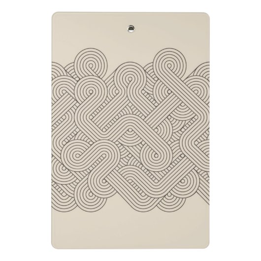 Abstracte grens mini klembord (Achterkant)