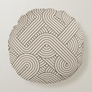 Abstracte grens rond kussen