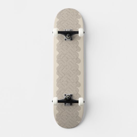 Abstracte grens skateboard (Voorkant)