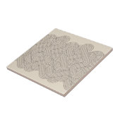 Abstracte grens tegeltje (Zijkant)