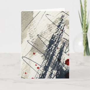 Abstracte grijze achtergrond, inkttextuur. 2 kaart