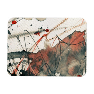 Abstracte grijze achtergrond, inkttextuur. 5 magneet