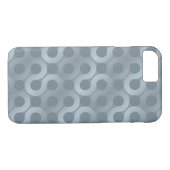 Abstracte grijze stroomachtergrond Case-Mate iPhone case (Achterkant (Horizontaal))