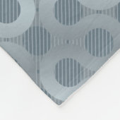 Abstracte grijze stroomachtergrond fleece deken (Hoek)