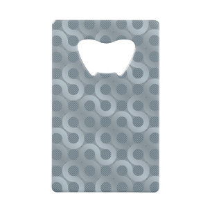 Abstracte grijze stroomachtergrond kredietkaart flessenopener