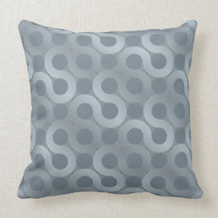 Abstracte grijze stroomachtergrond kussen