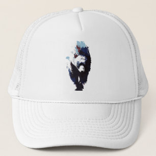 Abstracte Grizzlybeer in vette kleuren Trucker Pet