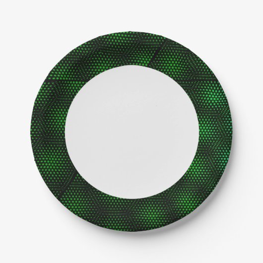 Abstracte groene achtergrond papieren bordje (Voorkant)