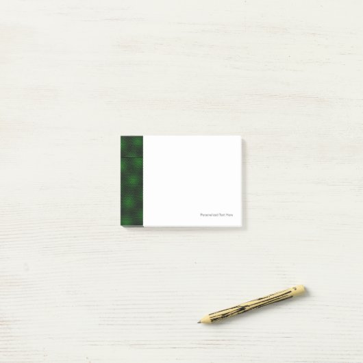 Abstracte groene achtergrond post-it® notes (Op bureau)