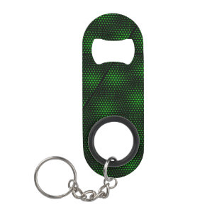 Abstracte groene achtergrond sleutelhanger flessenopener
