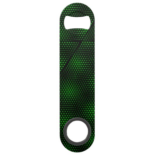 Abstracte groene achtergrond speed flessenopener (Voorkant)