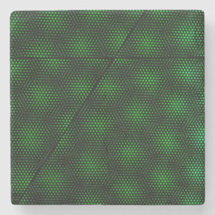 Abstracte groene achtergrond stenen onderzetter