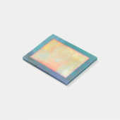 Abstracte Groene en Paarse Sereniteit Post-it® Notes (Schuin)