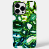 Abstracte groene geode, groene gemstone Case-Mate iPhone case (Achterkant)