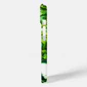 Abstracte groene geode, groene gemstone Case-Mate iPhone case (Achterkant / Links)