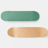 Abstracte Groene Golf Skateboard (Horizontaal)