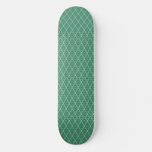 Abstracte Groene Golf Skateboard (Voorkant)