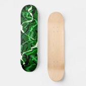Abstracte groene golf skateboard (Voorkant)