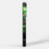 Abstracte groene kunst rond de wereld Case-Mate iPhone case (Achterkant / Rechts)