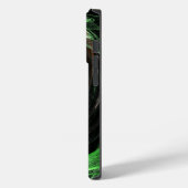 Abstracte groene kunst rond de wereld Case-Mate iPhone case (Achterkant / Links)