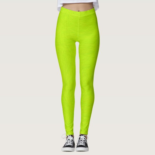Abstracte groene Limoen Leggings (Voorkant)