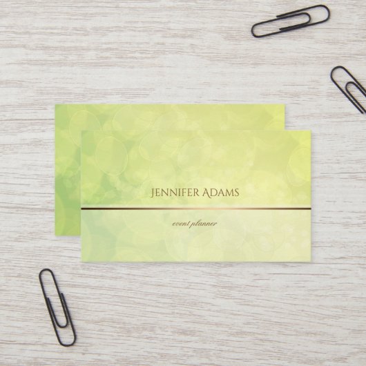 Abstracte groene limoen texture.text. visitekaartje (Voorkant / Achterkant in situ)