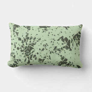 Abstracte Groene Marmer met Splashes van de Band v Kussen