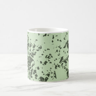 Abstracte Groene Marmer met Splashes van Verf Koffiemok