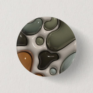 Abstracte groene marmer | Moderne esthetiek Ronde Button 3,2 Cm
