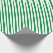 Abstracte Groene Witte Tropische Bladpatronen Kuns Cadeaupapier (Hoek)