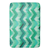 Abstracte grote Chevron Badmat (Voorkant Verticaal)
